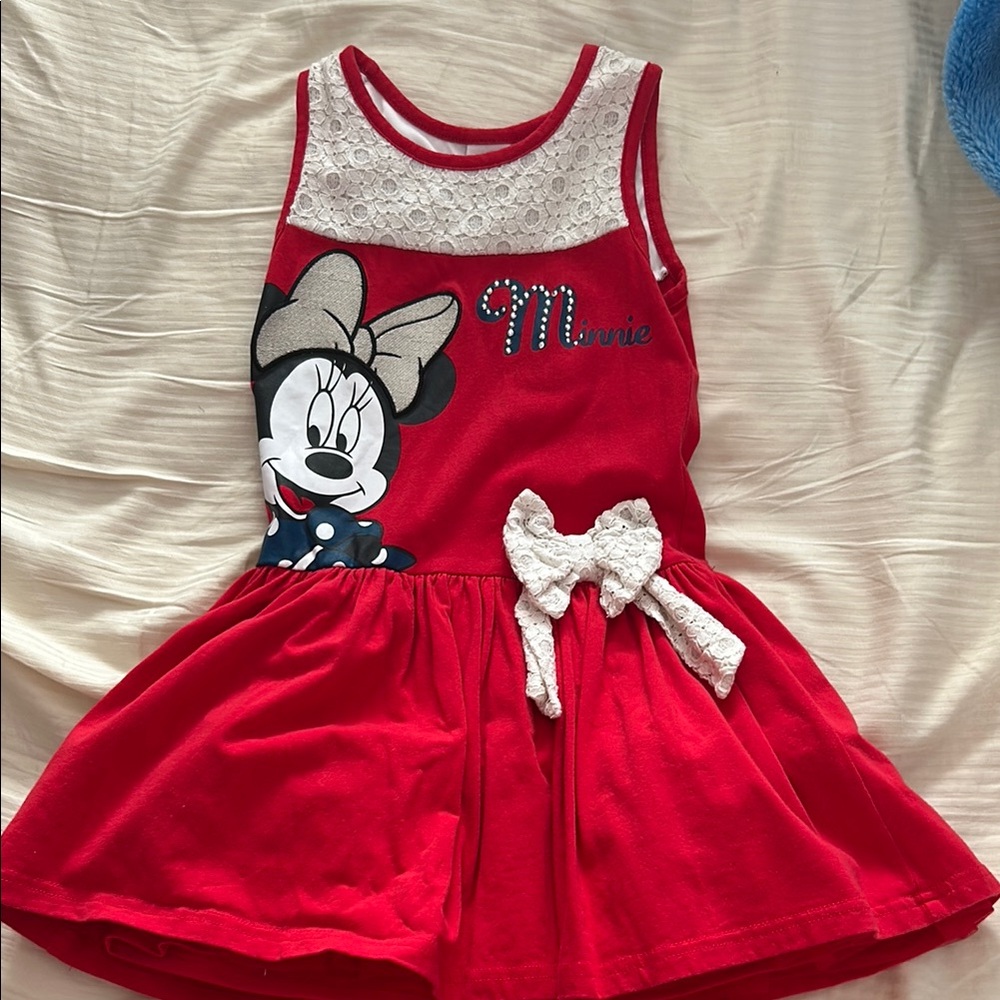 Minnie Mouse Red Kids Dress